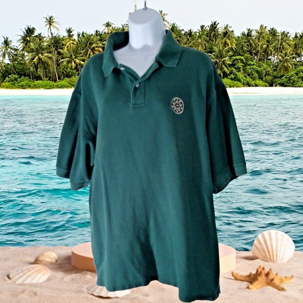 GEAR FOR SPORTS Shirt Mens XL Polo Golf 100% Thick Cotton Texas Logo Shirt